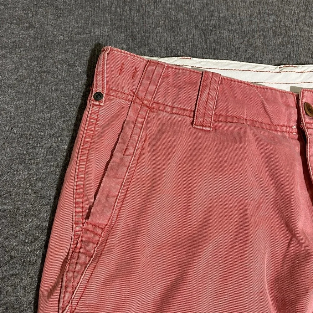 Polo Ralph Lauren Cargo Shorts Men 33 Salmon Pink Cotton Utility Preppy Stencil